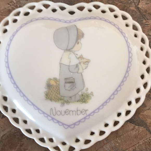 Precious Moments Collection vintage 1988 November treasure heart - Picture 9 of 10